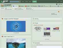Tablet Screenshot of emrah007.deviantart.com
