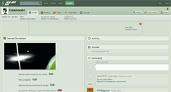 Desktop Screenshot of cutemooshi.deviantart.com