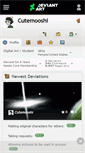 Mobile Screenshot of cutemooshi.deviantart.com