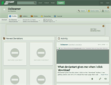 Tablet Screenshot of ozsteamer.deviantart.com