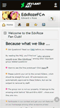 Mobile Screenshot of edxrozefc.deviantart.com