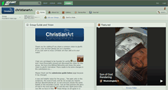 Desktop Screenshot of christianart.deviantart.com