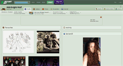Desktop Screenshot of mid-knight-wolf.deviantart.com