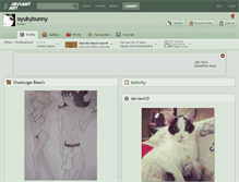 Tablet Screenshot of oyukybunny.deviantart.com