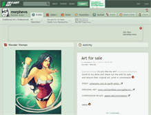 Tablet Screenshot of morphews.deviantart.com
