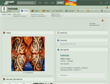Tablet Screenshot of hellnbak.deviantart.com