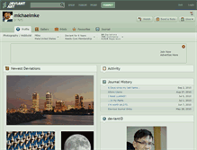 Tablet Screenshot of michaelmke.deviantart.com