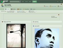 Tablet Screenshot of ice-works.deviantart.com