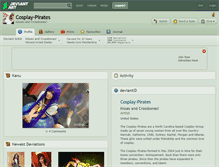 Tablet Screenshot of cosplay-pirates.deviantart.com