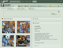 Tablet Screenshot of chevrich.deviantart.com