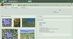 Desktop Screenshot of darkcrusader.deviantart.com