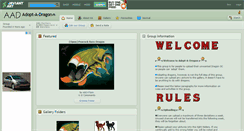 Desktop Screenshot of adopt-a-dragon.deviantart.com