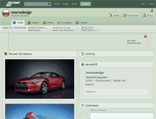 Tablet Screenshot of momodesign.deviantart.com