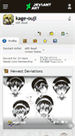 Mobile Screenshot of kage-ouji.deviantart.com