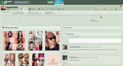Desktop Screenshot of aguamentis.deviantart.com