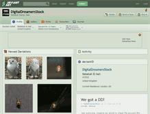 Tablet Screenshot of digitaldreamersstock.deviantart.com