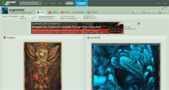 Desktop Screenshot of angelusnoir.deviantart.com