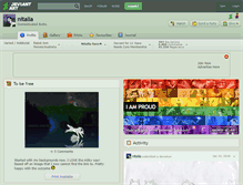Tablet Screenshot of nitalla.deviantart.com