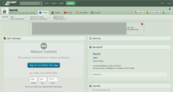 Desktop Screenshot of nami6.deviantart.com