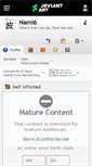 Mobile Screenshot of nami6.deviantart.com