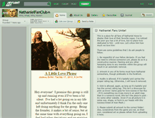 Tablet Screenshot of nathanielfanclub.deviantart.com