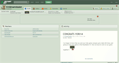 Desktop Screenshot of evildreamstealer.deviantart.com