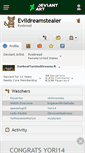 Mobile Screenshot of evildreamstealer.deviantart.com