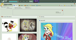 Desktop Screenshot of minerva-mink.deviantart.com