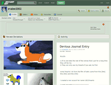 Tablet Screenshot of evalee2002.deviantart.com