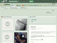 Tablet Screenshot of cedonulli.deviantart.com