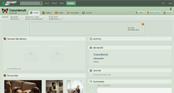 Desktop Screenshot of coeurdenuit.deviantart.com