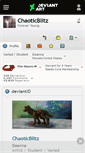 Mobile Screenshot of chaoticblitz.deviantart.com
