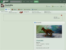 Tablet Screenshot of chaoticblitz.deviantart.com
