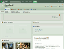 Tablet Screenshot of michael-chibi.deviantart.com