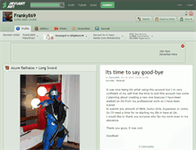 Tablet Screenshot of franky869.deviantart.com