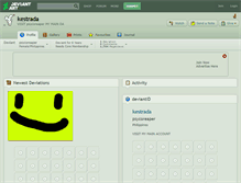 Tablet Screenshot of kestrada.deviantart.com
