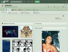 Tablet Screenshot of justlouisa.deviantart.com