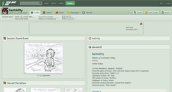 Desktop Screenshot of kaninkitty.deviantart.com