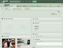 Tablet Screenshot of gilibeth.deviantart.com
