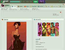 Tablet Screenshot of minix.deviantart.com