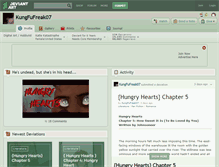 Tablet Screenshot of kungfufreak07.deviantart.com