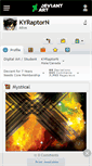 Mobile Screenshot of kyraptorn.deviantart.com