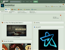 Tablet Screenshot of daniellebittner.deviantart.com