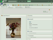 Tablet Screenshot of fjuk.deviantart.com
