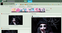 Desktop Screenshot of anathema-photography.deviantart.com