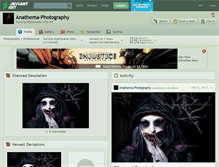 Tablet Screenshot of anathema-photography.deviantart.com