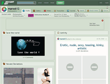 Tablet Screenshot of maros612.deviantart.com