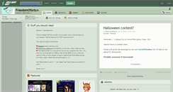 Desktop Screenshot of freedomofarts.deviantart.com