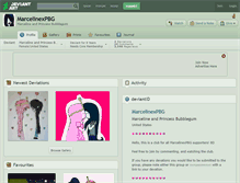 Tablet Screenshot of marcelinexpbg.deviantart.com