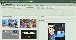Desktop Screenshot of createmyintro.deviantart.com